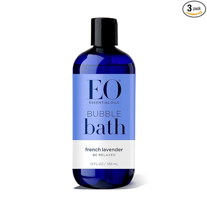 EO Bubble Bath: French Lavender, 12 Ounce, 3 Count