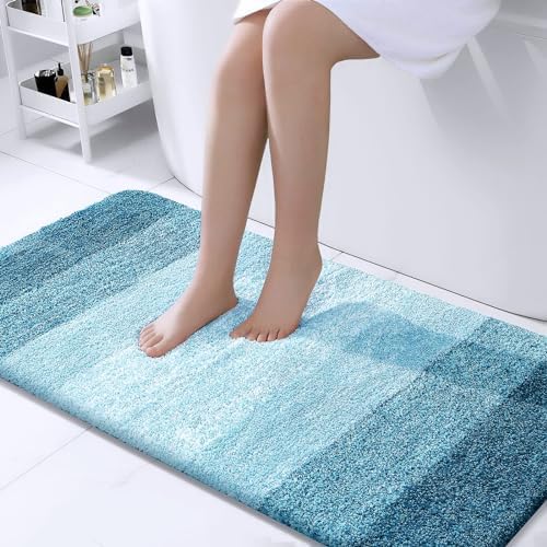 OLANLY Bathroom Runner Rug 44x24, Extra Soft Absorbent Microfiber Bath Rugs by OLANLY