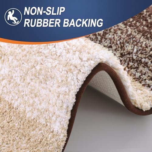 OLANLY Small Bathroom Rugs 30x18, Extra Soft Absorbent Microfiber Bath Rugs - Image 5