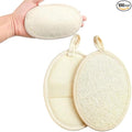 Natural Loofah Loofah Sponge loofahs for Travel Bath Sponge, Loofahs for Travel, Loofahs for Women and Men, Dishcloth Kitchen Cloth (2 Pack) (S)