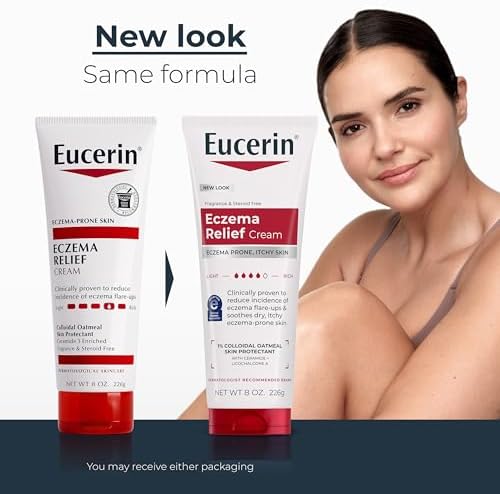 Eucerin Eczema Relief Body Cream, Colloidal Oatmeal Enriched, Steroid Free Eczema Cream, 8 OZ Tube (Pack of 12) - Image 2