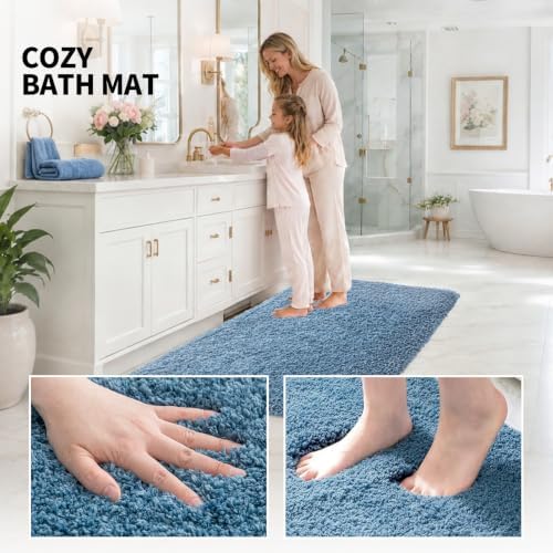 ILANGO Toilet Rugs U Shaped 22" × 24",Soft Absorbent Microfiber Bath Rugs - Image 5