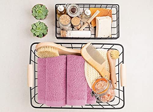 Utopia Towels 24 Pack Washcloths, 12x12 in, 100% Cotton, Pink - Image 3