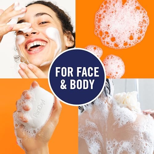 PanOxyl Acne Treatment Bar with 10% Benzoyl Peroxide, Maximum Strength Bar Soap for Face, Chest and Back, Benzoyl Peroxide Soap Body Wash, Vegan, For Acne Prone Skin, 4 oz - Image 5