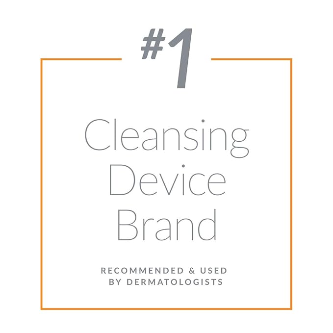 Clarisonic Sonic Face Exfoliator Cleansing Brush Head | Gentle Exfoliating Brush to Brighten Skin | Suitable for Sensitive Skin