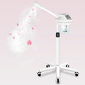 Facial Steamer Professional for Deep Cleansing and Hydration, Face Steamer for Estheticians with Adjustable Height, Spa Ozone Steamer on Wheels, Suitable for Home and Beauty Spa Salon Use