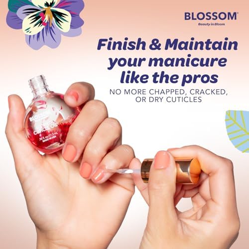 Blossom Cuticle Oil for Nails, Moisturizing, Chocolate Truffle, 0.5 fl. oz - Image 5
