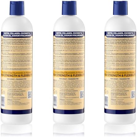 Mane 'n Tail Hoofmaker Hand & Nail Therapy (14.5 Oz Each, 3 Pack) – Fragrance-Free, Biotin & Collagen-Enriched Moisturizing Cream for Strengthening Dry, Cracked Hooves - Image 2