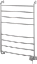 Warmrails Kensington Towel Warmer - Wall Mounted Towel Warmer Rack for Drying Towels and Garments - 39.5-Inch Nickel Finish Frame with 4 Bars - Model HSKS