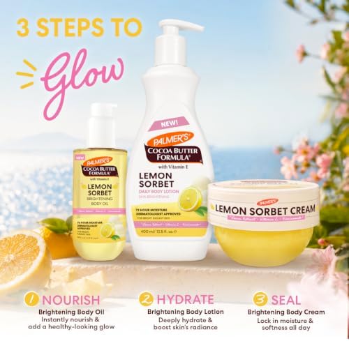 Palmer's Cocoa Butter Formula, Lemon Sorbet Whipped Body Cream (8.8 fl oz) - Image 6