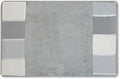 Zahari Home Modern Line Modern Bathroom Rug Classic Luxury Bath Rug Contemporary Decor Beautiful Washable Shower Mat Gray Modern Bath Mat Stylish Bath Mat Bath Shower Tub Décor by ZahariHome