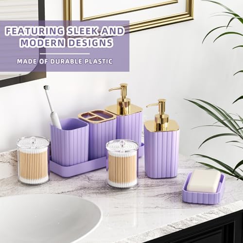 XLHOMO Bathroom Accessory Set - Bathroom Sets with Shower Curtain and Rugs - Image 4