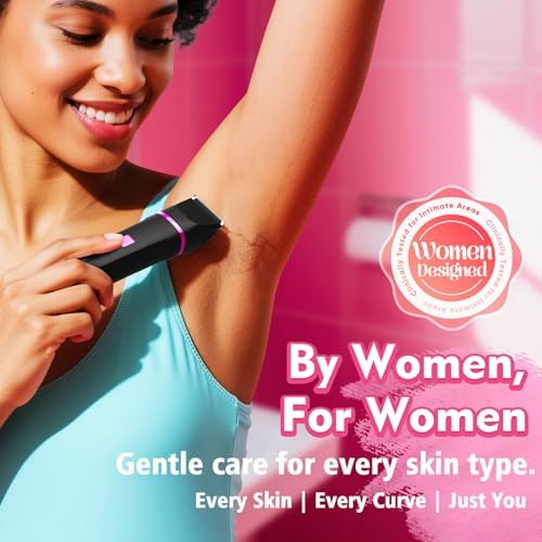 Risina 3-in-1 Bikini Trimmer for Women, Razors for Shaving, Body Shaver - Image 6