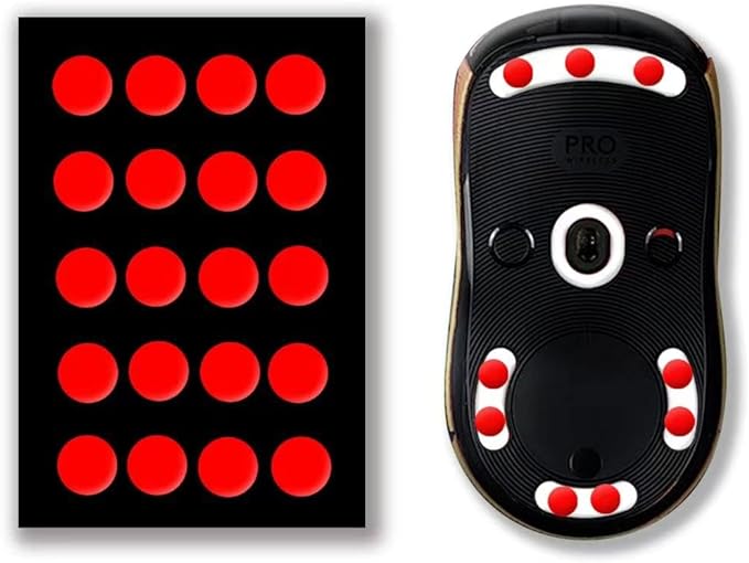 X-Raypad Jade Speed Mouse Skates, Offers Excelent Wear Resistance, Speed & Control Abrasion Resistance, Curved Edge, Move More smoothly, Suitable for Cloth Mouse Pads & Glassmouse Pads (Obsidian)
