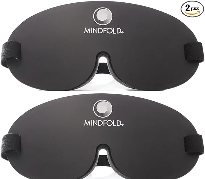 Mindfold Relaxation and Blackout Sleeping Mask 2-Pack