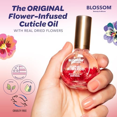 Blossom Cuticle Oil for Nails, Scented Nail Oil Cuticle Care, 0.5 fl. oz - Image 3