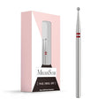 MelodySusie 1.8mm Ball Shape Cuticle Clean Nail Drill Bit 3/32'', Professional Safety Carbide Diamond Under Nail Cleaner for Cuticle Dead Skin Nail Prepare, Beginners Bits, Series Bit-S, Fine