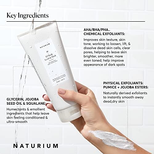 Naturium KP Body Scrub & Mask for Keratosis Pilaris, Bump Eraser Shower Scrub & Exfoliator for Skin, 8 oz (Pack of 3) - Image 4