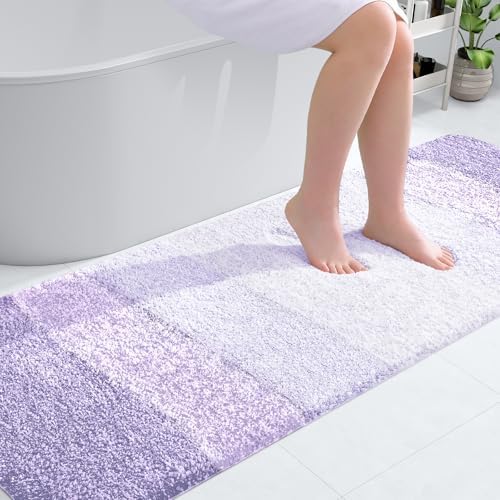 OLANLY Bathroom Runner Rug 70x24, Extra Soft Absorbent Microfiber Bath Rugs by OLANLY