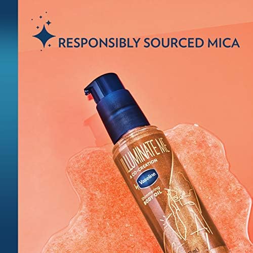 Vaseline Illuminate Me Shimmering Body Oil Created for Melanin Rich Skin, Illuminates Skin with Finishing Touch of Shimmer for Glowing Skin 3.3 oz - Image 3