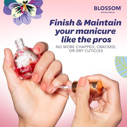 Blossom Cuticle Oil for Nails, Infused with Real Flowers, Rose, 0.92 fl. oz - Image 5