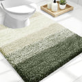 OLANLY Luxury Toilet Rugs U-Shaped 24x20, Soft Absorbent Microfiber Mat by OLANLY