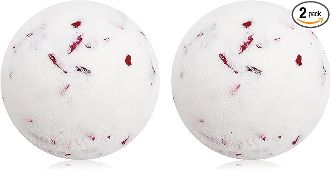 Bath Bombs for Women Spa Gift Set with Rose Milk Essential Oils Sea Salt Moisturizing Relaxing Birthday Gift for Her Bubble Bath Skincare Relaxation Aromatherapy Gifts 2 Pack