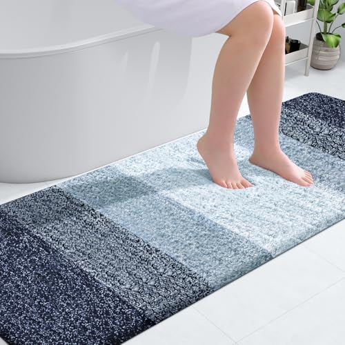 OLANLY Bathroom Runner Rug 70x24, Extra Soft Absorbent Microfiber Bath Rugs by OLANLY