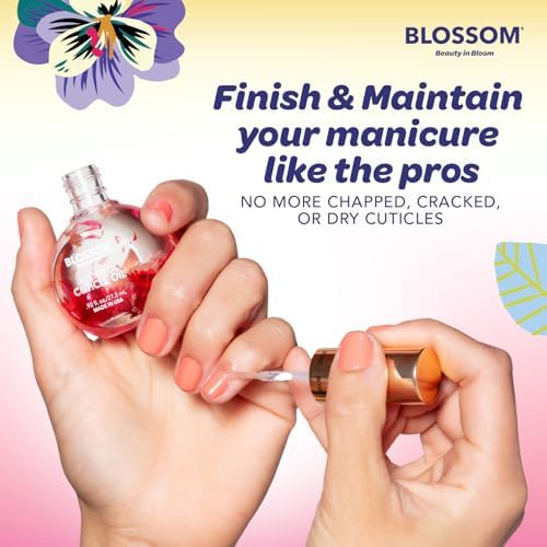 Blossom Cuticle Oil for Nails, Scented Nail Oil Cuticle Care, 0.92 fl. oz - Image 5