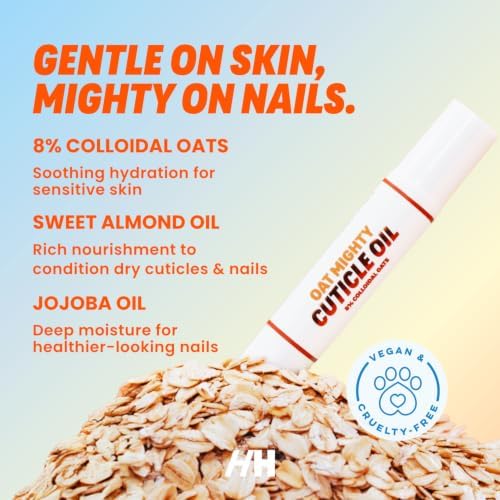 Handmade Heroes 8% Colloidal Oat Cuticle Oil Pen For Dry Cuticles Repair - Image 3