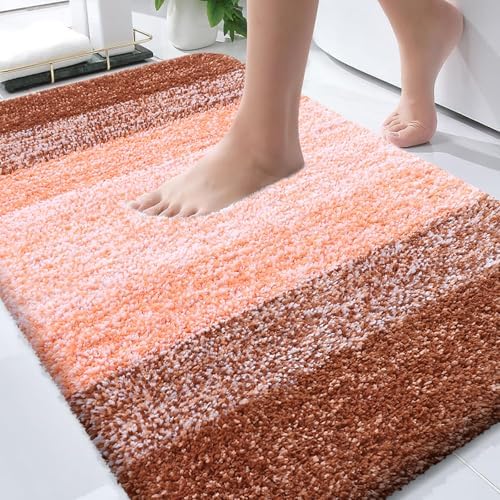 OLANLY Bathroom Rugs Mat 36x24, Extra Soft Absorbent Microfiber Bath Rugs by OLANLY
