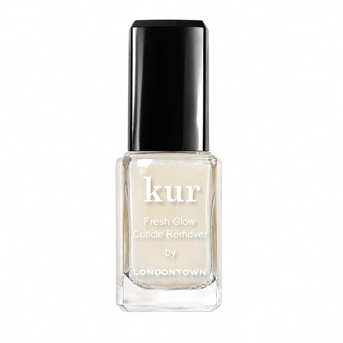 LONDONTOWN Fresh Glow Cuticle Remover - Instant Cuticle Remover Liquid - No Tool or Cutting Moisturizing Softening Nail Care for Dry, Damaged Cuticles, .40fl oz
