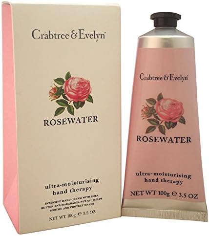 Crabtree & Evelyn Ultra-Moisturising Hand Therapy, Rosewater, 3.5 oz by Crabtree+%26+Evelyn