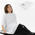 Sauna Towels for Infrared Sauna Blanket -Reusable & Machine-Washable Sauna Towel Insert for Blanket (Cotton)-White
