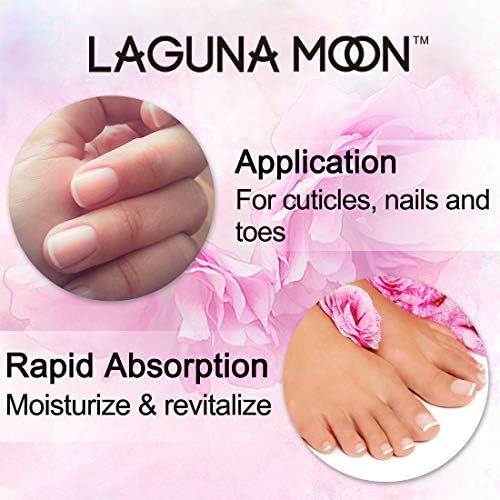 Cuticle Oil Pen for Nail - Lagunamoon Nail Oil for Nail Care & Nail Growth - Nourish, Soothe & Moisturize Damaged Nails - Rose, 5 ml - Image 3