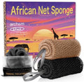 ARCH&M African Net Sponge Authentic with Knots, 2 Pack 53" Long by ARCHM
