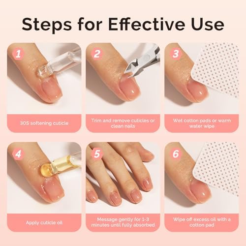 MelodySusie 25ML Cuticle Care Kit - Cuticle Oil and Cuticle Remover 2PCS - Image 6