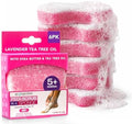 Spongables Pedi Scrub Foot Exfoliating 5+ Wash Travel Sponge, Lavender, 6 Count by Spongeables