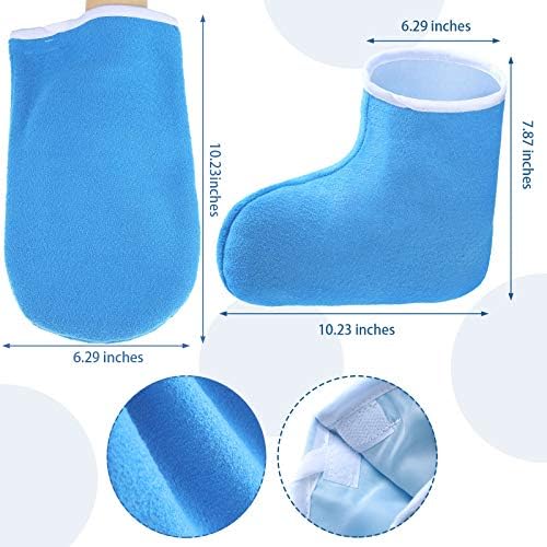 Geyoga 204 Pcs Paraffin Wax Bath Set with Cloth Gloves and Booties - Image 3