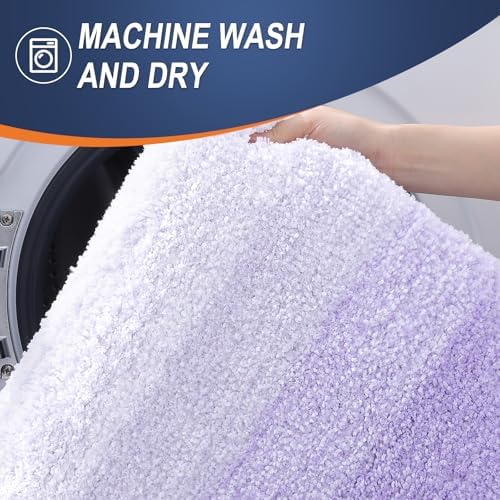 OLANLY Bathroom Runner Rug 47x17, Extra Soft Absorbent Microfiber Bath Rugs - Image 6