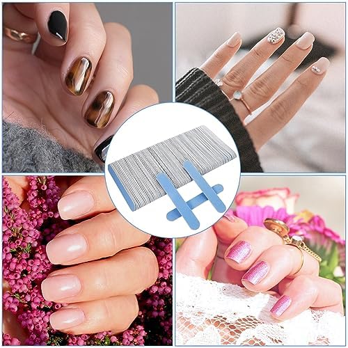 Mini Nail Files Bulk (100 Pcs), Double Sided Emery Board Nail File for Nature Nails, Manicure Tool Set Disposable Colorful Nail File for Home Salon Use Travel Size Men Women Kids Wood Board - Image 6