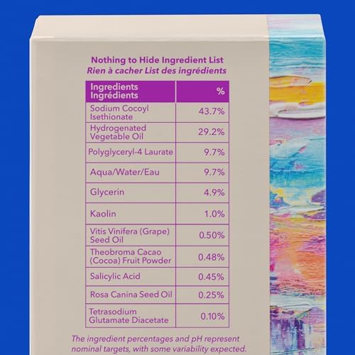 Good Molecules Clarify and Cleanse Bar, Salicylic Acid Bar Soap, 3.15 oz - Image 4