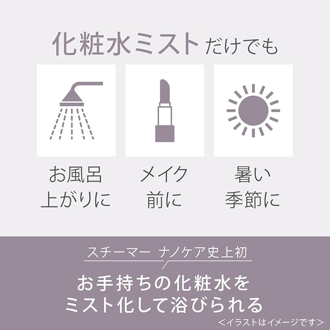 Panasonic Steamer Nano Care W-Warm/Cold Esthetic Type with Lotion Mist Gold EH-SA0B-N