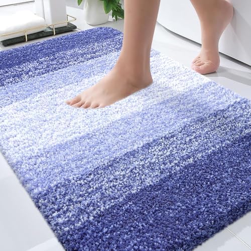 OLANLY Bathroom Rugs Mat 34x21, Extra Soft Absorbent Microfiber Bath Rugs by OLANLY