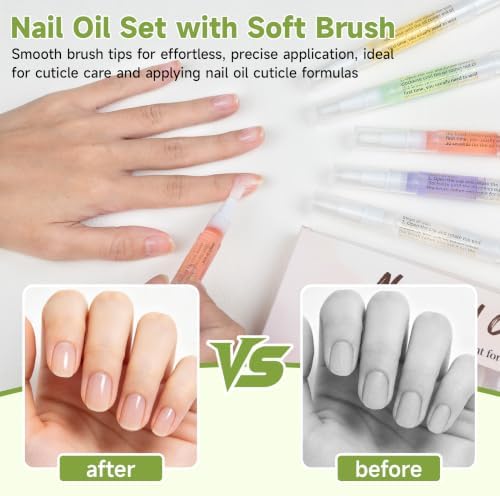 16PCS Cuticle Oil Pens, Nail Cuticle Pen Set, Conditioning Moisturize Care - Image 5