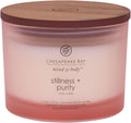 Chesapeake Bay Candle PT40896 Scented Candle Stillness + Purity (Rose Water) Coffee TableOrange Home Décor