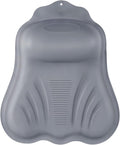 Goowin Bath Pillows for Tub, New Generation Skin-Friendly Silicone Bath Pillow, Luxury Bathtub Pillow for Head and Neck, Powerful Suction Tub Pillow for Bathtub with Inflatable Airbag (Grey)
