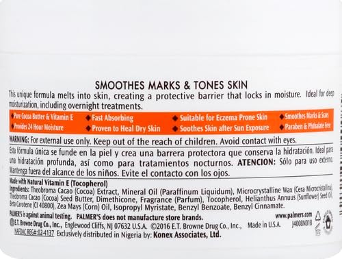 Palmer's Solid Body Lotion, Cocoa Butter Formula with Vitamin E, 7.25 Ounce (Pack of 12) - Image 3