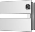Electric Towel Warmer, Heated Towel Rack with Thermo Control and Timer, Fast Heating Towel Rail for Bathroom with Memroy Function, Work with Smart Plug, Right-Wiring, 2 Panel, Silver
