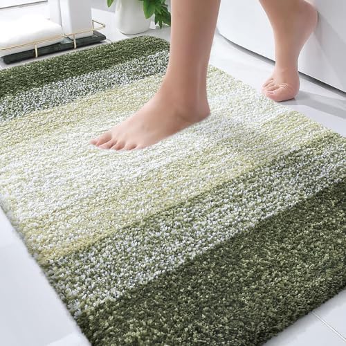 OLANLY Bathroom Rugs Mat 30x20, Extra Soft Absorbent Microfiber Bath Rugs by OLANLY